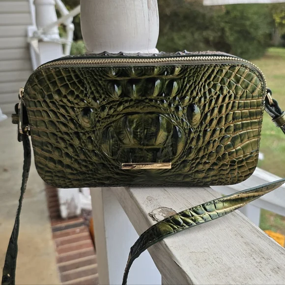 Brahmin Bags Brahmin Matcha Green Danica Crossbody Nwot Poshmark